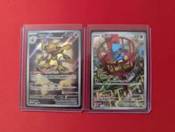 Mega Evolutions Pokemon Center Stamped Promo Set Riolu 010 & Alakazam 009 - Image 1