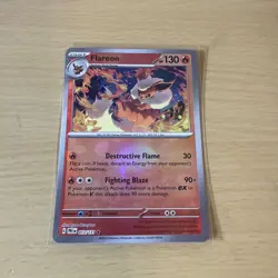 Pokemon TCG Flareon Poke Ball Pattern 013/131 Prismatic Evolutions - Image 1