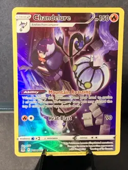 Pokemon TCG Chandelure TG04/TG30 Lost Origin Trainer Gallery NM/M Full Art - Image 1