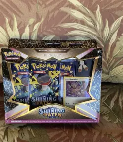 Pokemon TCG Shining Fates Bunnelby Mad Party Pin Collection Sealed!! 4 Boxes!! 820650808685 - Image 1