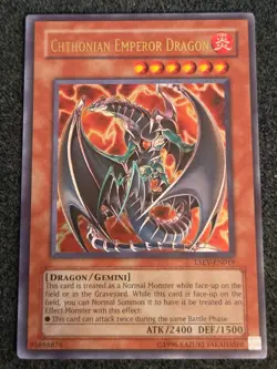 Chthonian Emperor Dragon TAEV-EN019! Ultra Rare unlimited MP! - Image 1
