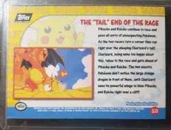 Topps Holo Charizard #50 The Tail End of The Race Pikachu Vacation Pokemon Card - Image 2