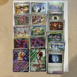 Pokemon Card Lot of 16 Holo Foil Rare NM-M Promo Scarlet Violet Journey Together - Image 1