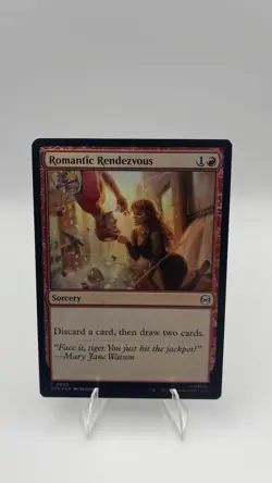 Magic The Gathering Spider Man Romantic Rendezvous Foil Card 086 - Image 1