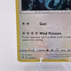 Lugia 132/185 Swsh04: Vivid Voltage Holo - Pokemon Card - Image 4