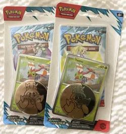 7xLot ~ Pokemon TCG Journey Together Sealed Blister Packs With Promo Card & Coin - Image 3