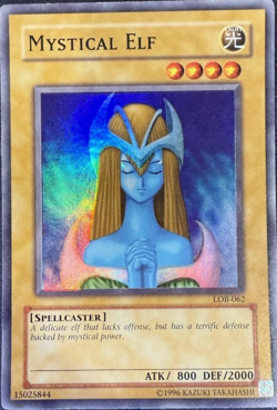Mystical Elf LOB-062 The Legend of Blue Eyes White Dragon Ultra Rare YuGiOh Card - Image 1