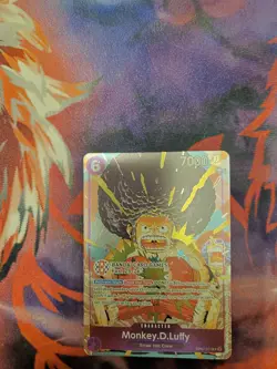 Bandai One Piece TCG Monkey D. Luffy P-080 Card Game Fest - Image 1