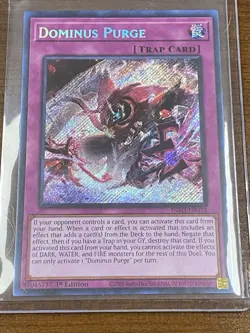 Dominus Purge Yu-Gi-Oh TCG (Trap Card) INFO-EN078 1st Edition - Image 1