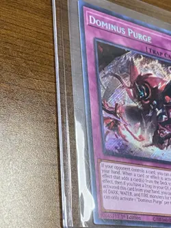 Dominus Purge Yu-Gi-Oh TCG (Trap Card) INFO-EN078 1st Edition - Image 2
