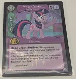 MY LITTLE PONY CCG PREMIERE TWILIGHT SPARKLE FAITHFUL STUDENT FOIL CARD F4 - Image 1