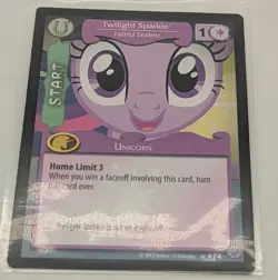 MY LITTLE PONY CCG PREMIERE TWILIGHT SPARKLE FAITHFUL STUDENT FOIL CARD F4 - Image 2