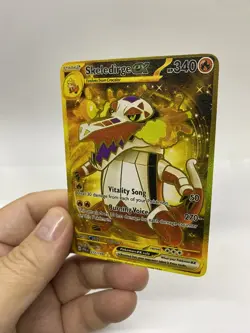 Skeledirge EX Gold Metal Pokemon Card-Collectible Gift Display！Christmas - Image 3