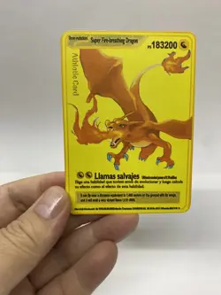 Super Dragon Gold Metal Pokemon Card-Collectible Gift Display！Christmas - Image 5