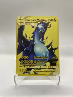 Charizard VMAX Gold Metal Pokemon Card-Collectible Gift Display！Christmas - Image 5
