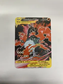 Charizard VMAX Gold Metal Pokemon Card-Collectible Gift Display！Christmas - Image 1