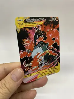 Charizard VMAX Gold Metal Pokemon Card-Collectible Gift Display！Christmas - Image 2