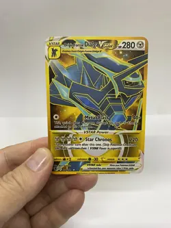 Origin Forme Dialaga Gold Metal Pokemon Card-Collectible Gift Display！Christmas - Image 1