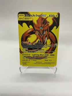 Sky Dragon GX Gold Metal Pokemon Card-Collectible Gift Display！Christmas - Image 1