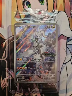 2025 Pokemon Journey Together N’s Reshiram Promo Card 167/159 Sealed - Image 1