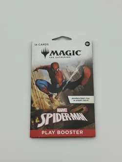 MTG Magic The Gathering FREE SHIP Marvel Spider-Man Play Sleeved Booster Sealed - Image 1