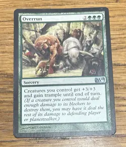 1X Overrun Magic 2010 (M10) #198/249 MTG Magic The Gathering LP/NM - Image 1