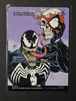 MTG Marvel Universe Eternal-Legal Infernal Grasp (Borderless) Non-foil M 18 - Image 1