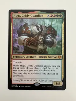 Hugs Grisly Guardian MTG Magic the Gathering Card NM Near Mint BLB - Image 1