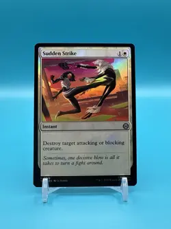 Sudden Strike - Marvel’s Spider-Man (SPM) - MTG - FOIL - Image 1