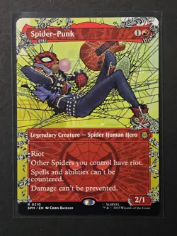 MTG Marvel's Spiderman Spider-Punk R (0210) (Borderless) Non-foil - Image 1