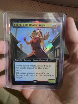 Sokka, Bold Boomeranger 004 Promo MTG Avatar The Last Airbender - Image 1