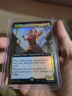 Sokka, Bold Boomeranger 004 Promo MTG Avatar The Last Airbender - Image 2