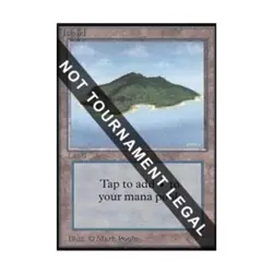 WOTC MtG Collector's Ed Island (B) (CE) (L) EX - Image 1