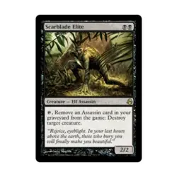 WOTC MtG Morningtide Scarblade Elite (R) EX - Image 1
