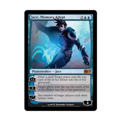WOTC MtG M12 Jace, Memory Adept (MR) EX - Image 1
