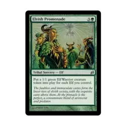 WOTC MtG Lorwyn Elvish Promenade (U) EX - Image 1
