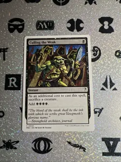 MTG - Culling the Weak (White Border) Mystery Booster 2 Regular NM - Image 1