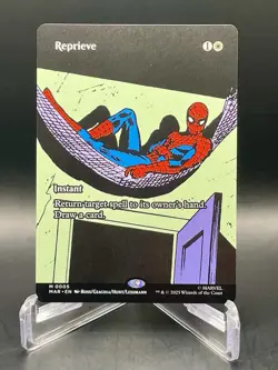 MTG Reprieve M 0005 [Borderless] Marvel's Spider-Man Mythic Rare Magic TCG NM/M - Image 1