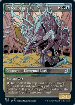 Parcelbeast (Showcase) - Near Mint MTG Ikoria: Lair of Behemoths - Image 1