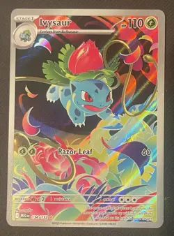 Pokemon TCG Mega Evolution Ivysaur 134/132 Special Illustration Rare English - Image 1