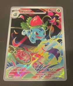 Pokemon TCG Mega Evolution Ivysaur 134/132 Special Illustration Rare English - Image 2