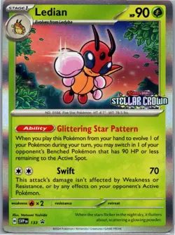 Pokemon Ledian Promo SV: Scarlet & Violet Promo Cards 133 NM - Image 1