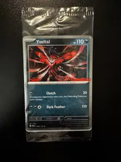 Sealed Yveltal 088/132 Reverse Holo Mega Evolution Pokemon GAMESTOP PROMO - Image 1