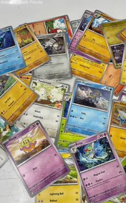 Lot Of Assorted Multicolor Large Print Pokemon Trading Cards Game No Graded - Image 3