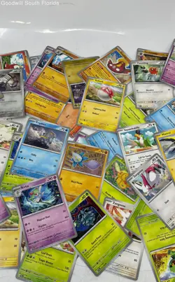 Lot Of Assorted Multicolor Large Print Pokemon Trading Cards Game No Graded - Image 4
