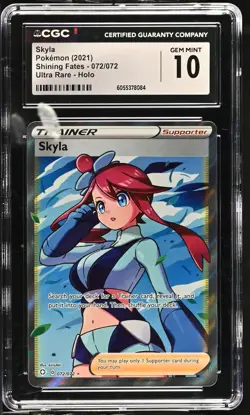 SKYLA Shining Fates Holo Ultra Rare #072 CGC 10 Gem Mint Pokemon [Nostalgium] - Image 1