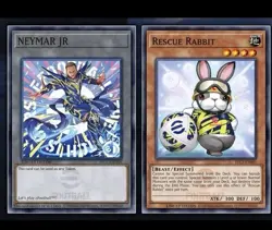 Rescue Rabbit + Neymar Jr - 2025 eFootball Promo Set - Yugioh OTS - Image 2