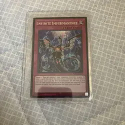 YuGiOh Infinite Impermanence Secret Rare Trading Card English Condition - Image 1