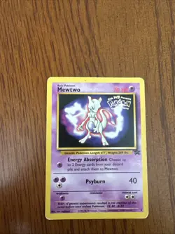 Pokemon the First Movie 1995 Mewtwo Kids WB Presents Rare Card No. 3 - Image 1
