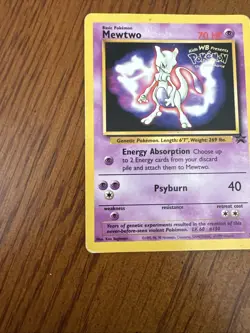 Pokemon the First Movie 1995 Mewtwo Kids WB Presents Rare Card No. 3 - Image 3